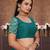Lightgreen crush silk saree with stone work