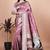 Elegant Jacquard Woven Silk Saree