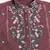 Brown viscose silk thead with sequins embroidered work wedding function festival party wear straight kurta