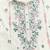 White viscose silk thead with sequins embroidered work wedding function festival party wear straight kurta