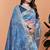 Elegant Printed Saree with Zari Border