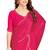 Rani pink Zarkan Hand Work Chiffon Saree