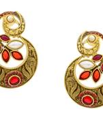 multicolor Yellow Gold jhumkas
