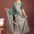 Dark green banarasi silk saree with zari weaving – a timeless tale of elegance