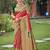 Pink kanjivaram silk woven work traditional tassels saree