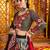 Black Thread Embroidered Viscose Navratri Wear Lehenga Choli