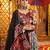Black Thread Embroidered Viscose Navratri Wear Lehenga Choli