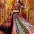 Black Thread Embroidered Viscose Navratri Wear Lehenga Choli
