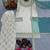 Off White Crepe With Embroidery Work With Aqua Blue Dupatta