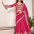 Pink Silk Thread Embroidered Lehenga Choli With Dupatta
