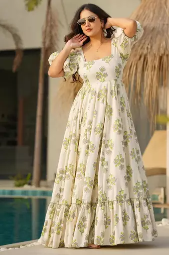 Multi colour heavy digitalprint combric cotton kurtis