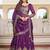 Purple Silk Sequins Lehenga Choli With Dupatta