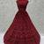 Beautiful Red Net Thread Embroidered Bridal Lehenga Choli With Dupatta