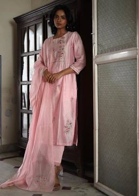 Blush pink dream garden suit set 5