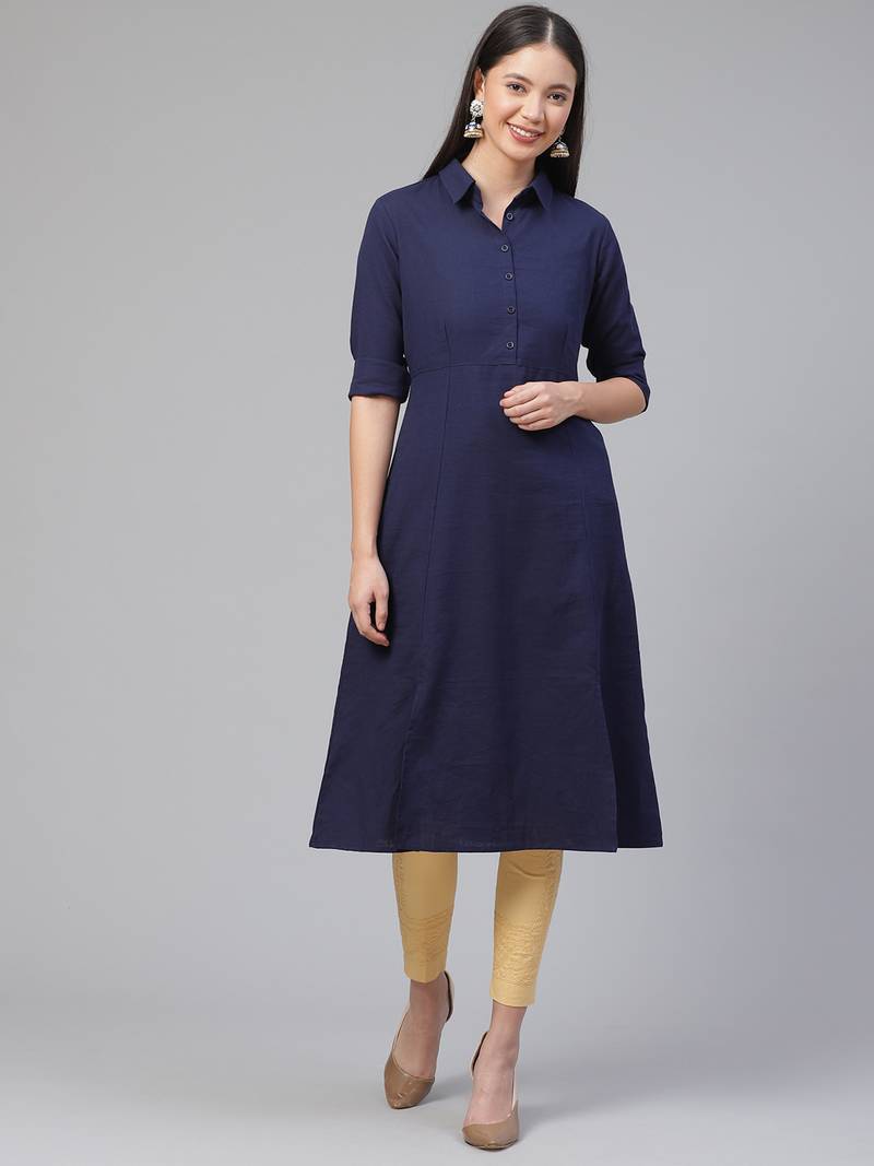 Hand embroidered fawn cotton lucknowi chikankari trouser