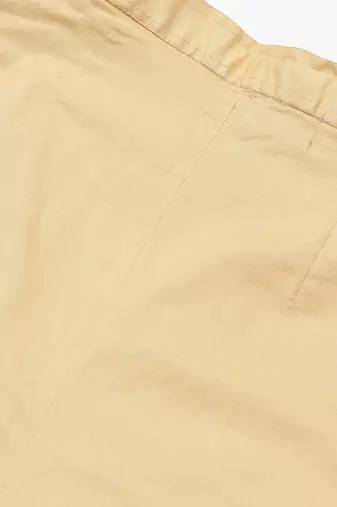 Hand embroidered fawn cotton lucknowi chikankari trouser