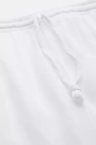 Hand embroidered white georgette lucknowi chikankari palazzo