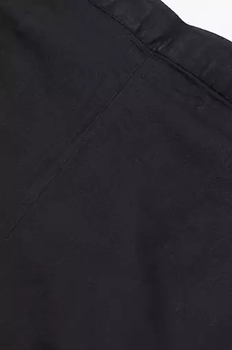 Hand embroidered black cotton lucknowi chikankari trouser
