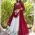 Timeless White Georgette Sequins Embroidered Lehenga Choli With Dupatta