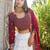Timeless White Georgette Sequins Embroidered Lehenga Choli With Dupatta