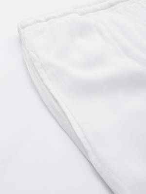 Hand embroidered white georgette lucknowi chikankari palazzo 6
