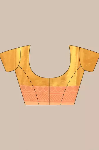 Yellow golden glow tissue saree