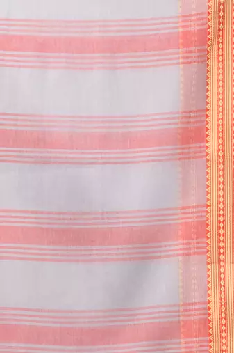 Grey soft mulmul cotton saree