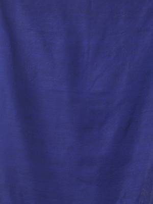 Sapphire blue and blue cotton handspun saree with tassel detailing 4