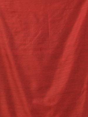Black and red cotton handspun saree with tassel detailing 4