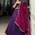 Enchanting Purple Pure Rayon Gota Patti Work Lehenga Choli