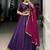 Enchanting Purple Pure Rayon Gota Patti Work Lehenga Choli