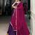 Enchanting Purple Pure Rayon Gota Patti Work Lehenga Choli