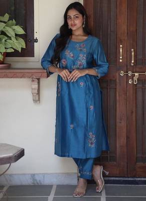 Prussian blue dream garden suit set 3