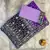 Purple Colour Soft Georgette Fabric Saree With Heavy Thread Work With Unstitched Blouse
