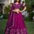 Rich Wine Silk Sequins Embroidered Lehenga Choli With Dupatta