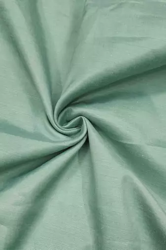 Women's turquoise viscose satin embroidered unstitched dress material