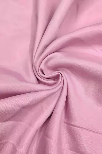 Women's pink viscose satin embroidered unstitched dress material