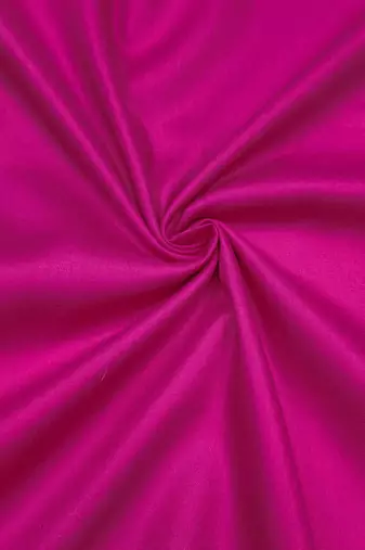 Women's pink cotton silk handwork unstitched dress material