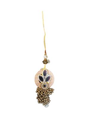 Traditional gold & pearl rakhi – luxurious designer rakhi for brother with
classic craftsmanship 4