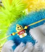 Smiley charm rakhi – fun and playful kids rakhi with bright smiley design