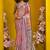 Lavender & peach art silk handloom weaving saree