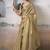 Cream tissue silk with beautiful tussle festival wear saree
