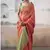 Salmon tissue silk with beautiful tussle festival wear saree