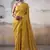 Mustard tissue silk with beautiful tussle festival wear saree