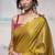 Mustard tissue silk with beautiful tussle festival wear saree