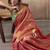 Salmon tissue silk with beautiful tussle festival wear saree
