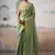 Olive tissue silk with beautiful tussle festival wear saree