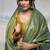 Olive tissue silk with beautiful tussle festival wear saree