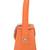 Elegant orange crystal bucket bag