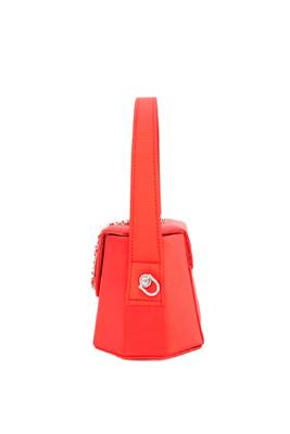 Elegant red crystal bucket bag 3